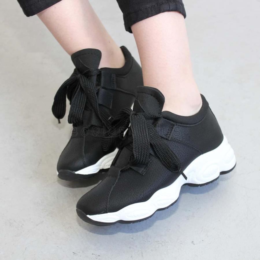 スニーカー レディースシューズ 厚底 靴 韓国 春夏 秋冬 ローカット レースアップ 美脚 Lv Ydx 0527a10 Ecology Plus 通販 Yahoo ショッピング