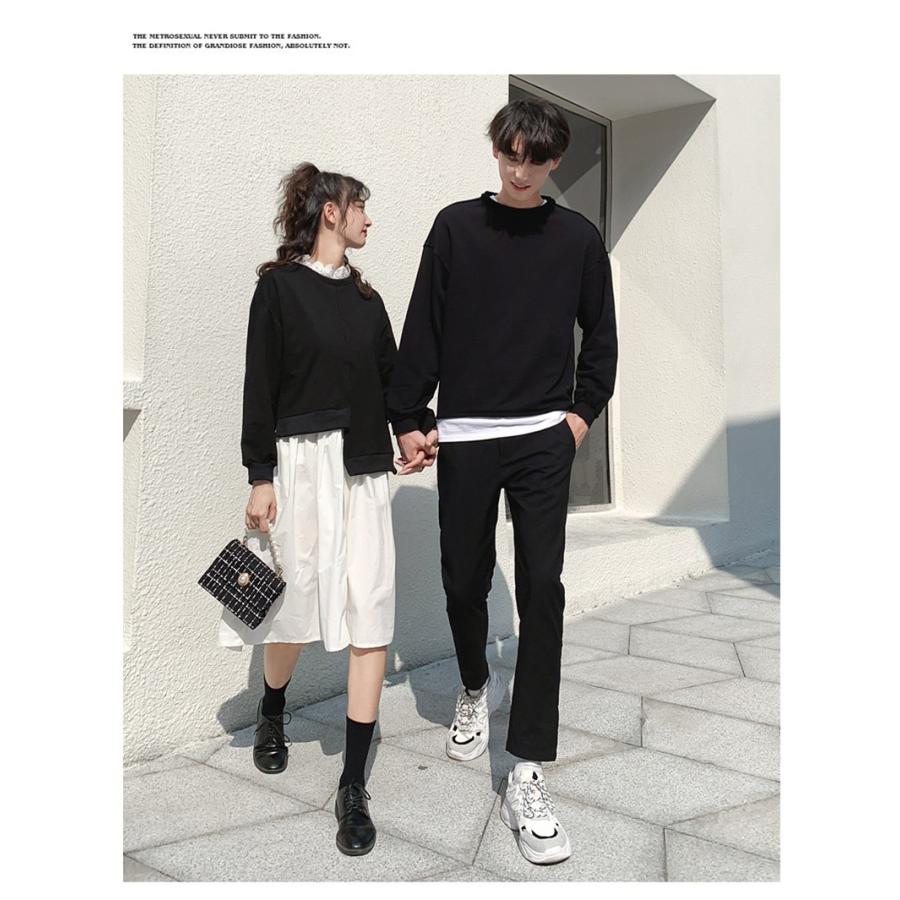 ペアルック シャツ 可愛い ペアルック カップル ワンピース レディース メンズ シャツ パンツ上下セット ペア カップル 服 Lwbz Ecology Plus 通販 Yahoo ショッピング