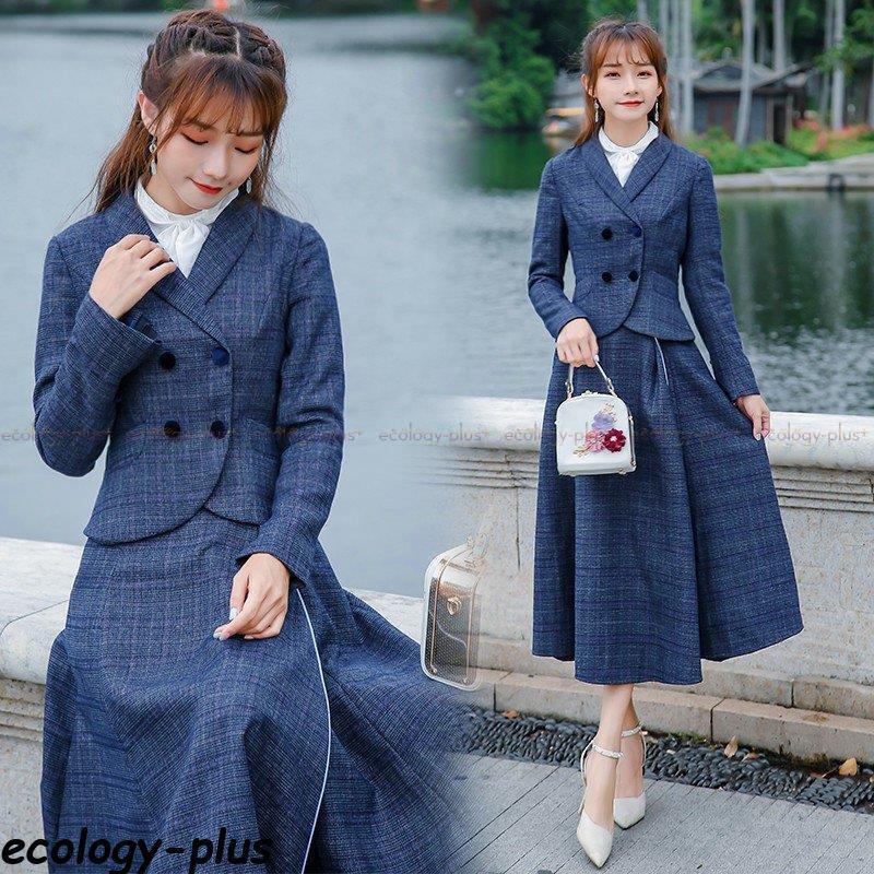日本最大級 スーツセット レディース スカートセット ジャケット チェック柄 着痩せ フォーマル 通勤 Ol 代30代 40代 おしゃれ セレモニー スーツ 秋冬新作 安い購入 Zoetalentsolutions Com
