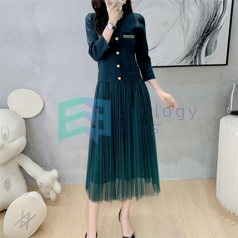 特価 レディース マキシワンピース 切替ワンピ 韓国風 上品 代30代40代 着痩せ 通勤 花柄 長袖 花柄 きれいめ ロング ミモレ丈 ワンピ 秋冬 レディース ワンピース 21新品 通勤 お出かけ ワンピース チュニック Artspark Ae