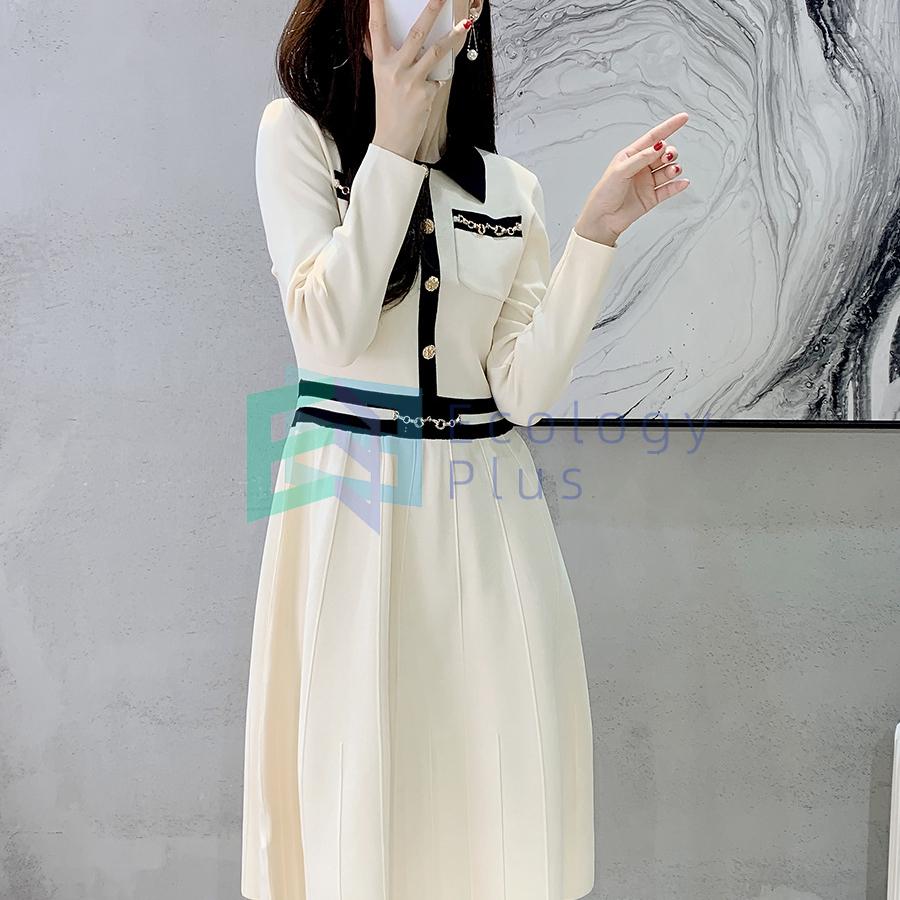 格安 21新品 ワンピース レディース 秋冬 ワンピ ミモレ丈 ロング きれいめ 花柄 長袖 花柄 通勤 着痩せ 代30代40代 上品 韓国風 入荷商品 Pesticon Sg