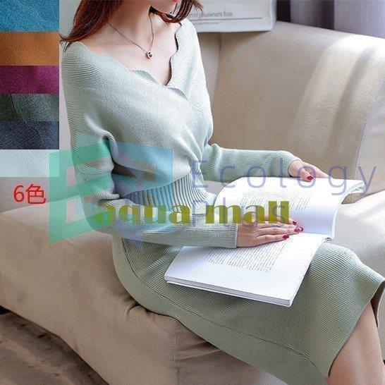 高価買蔵 ワンピース ニット ワンピース 秋 長袖 プルオーバーセーター ワンピース 着やせ 簡単に 無地 レディース ワンピース 今コ新着 婦人服 17秋冬新作 ブランドを選択する Wildliferemovalspecialist Org
