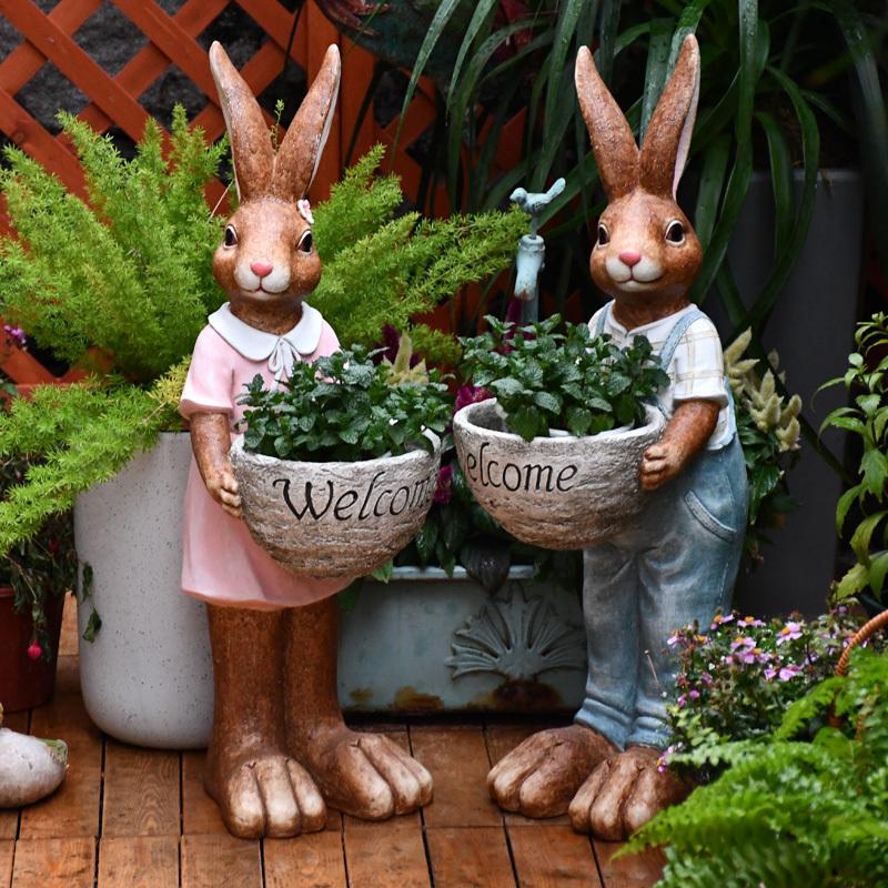 うさぎのプランターカバー♡ ラビット ガーデニング うさぎのプランターカバー♡ ラビット ガーデニング