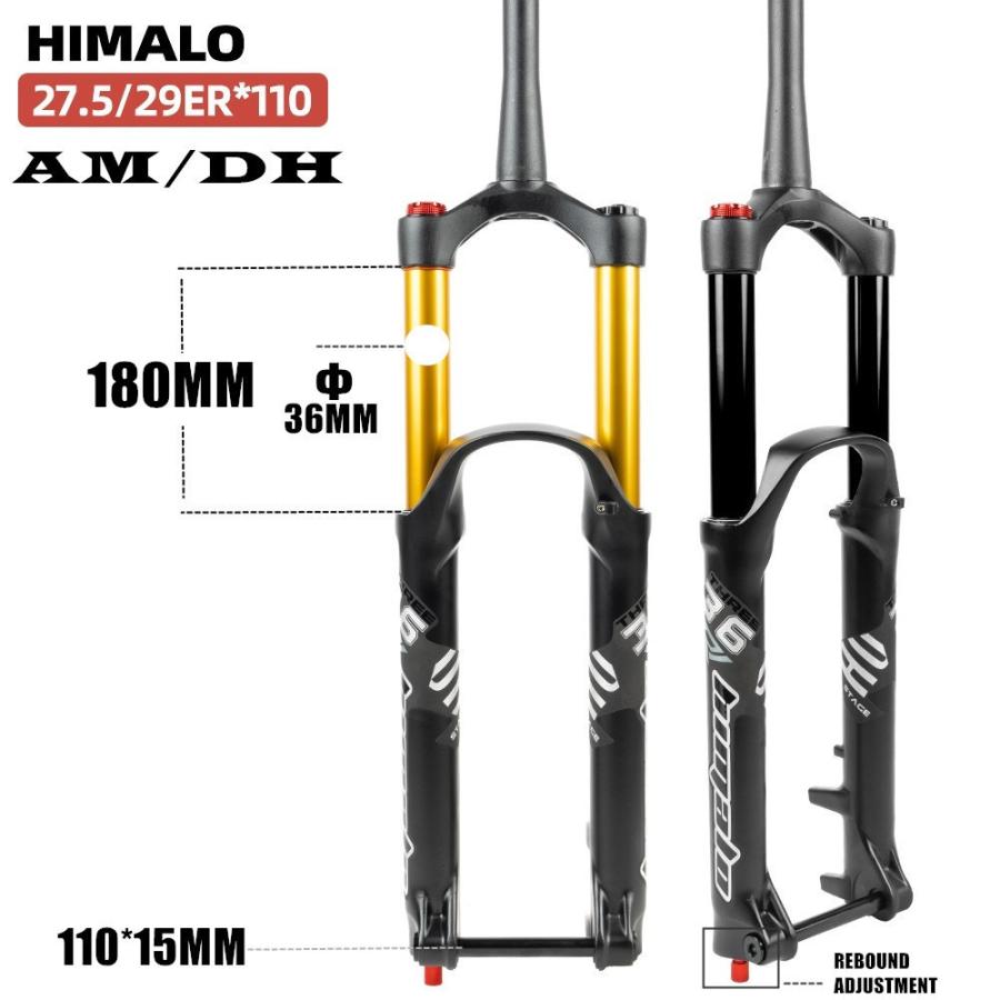 Himalo Mtbサスペンションフォーク ダンピング調整 エアフロントフォーク テーパード 自転車フォーク マウンテンバイクフォーク スルーアクスル110 15 Hmm07 Hmm07 エコロジクール Yahoo 店 通販 Yahoo ショッピング