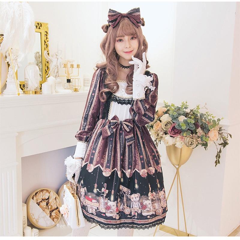 ロリータ ワンピース ゴスロリ コスプレ ドレス 長袖ワンピース キャミソールワンピース コスチューム ゴシック メイド お嬢様 スカート Mzmf06 Mzmf06 エコロジクール Yahoo 店 通販 Yahoo ショッピング