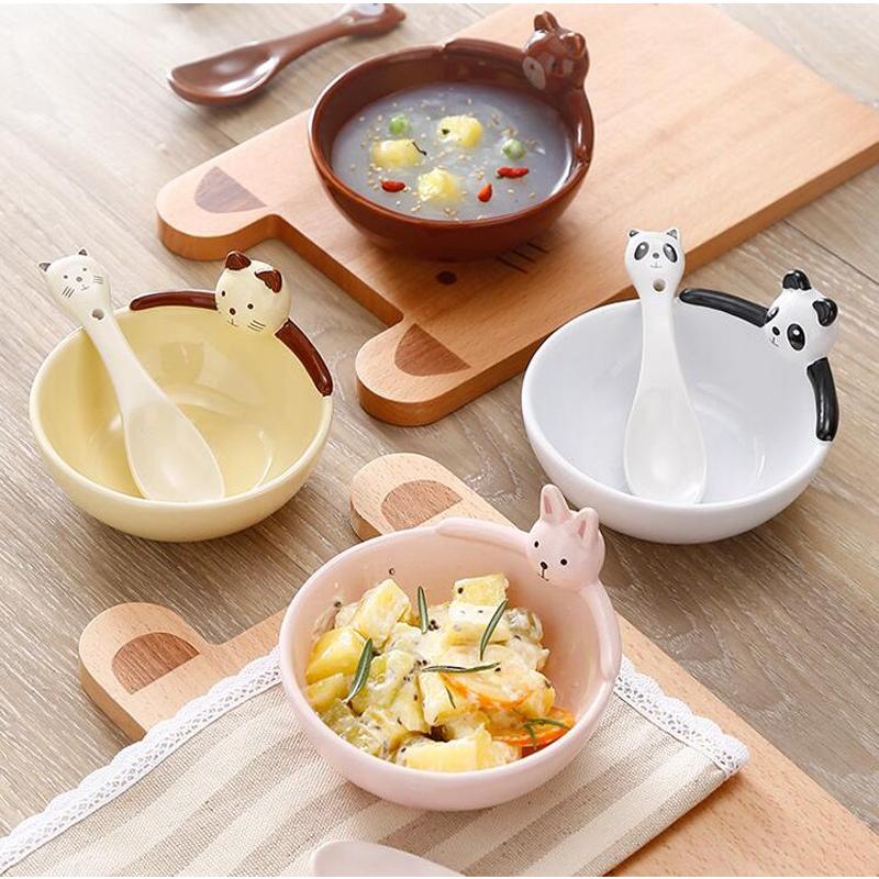 子供用お茶碗 スプーン 吸盤付き 食器 ライスボウル 可愛い 動物茶碗 デザート入れ サラダボウル Pt143 Pt143 エコロジクール Yahoo 店 通販 Yahoo ショッピング