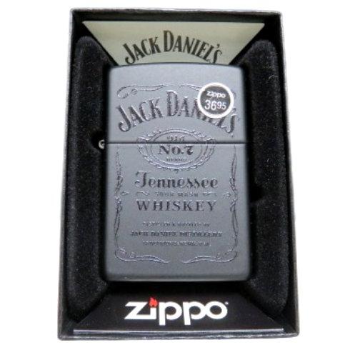 Zippo ジッポー ライター ブラックマット ジャックダニエル