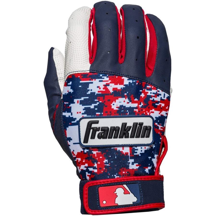 Franklin フランクリン バッティンググローブ DIGITEK 白 ネイビー 赤 サイズ S 野球 手袋 両手用｜ecoma-store｜02
