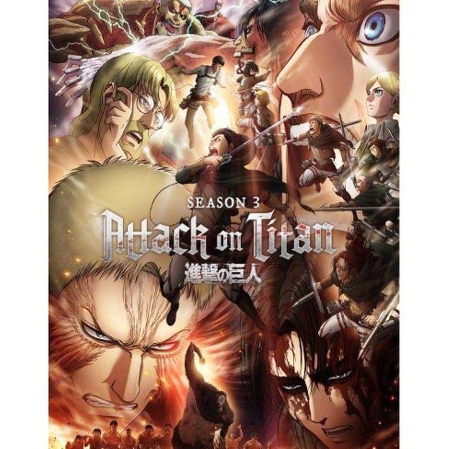 進撃の巨人【1st/2nd/3rd/ファイナルシーズン】DVD 全38巻 進撃の巨人 Season 3 コンプリート 全22話 エピソード 38-59話 527分