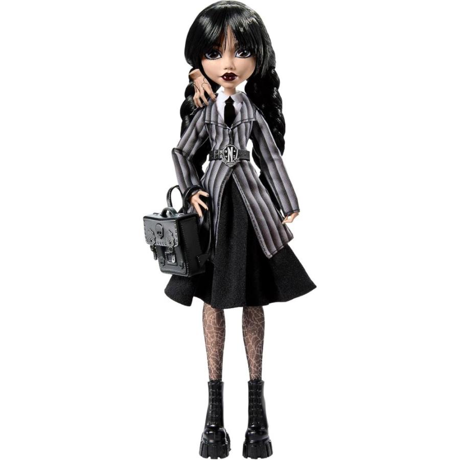 Monster High モンスターハイ ウェンズデー アダムス ドール 人形 ネバーモア・アカデミーの制服姿 輸入品