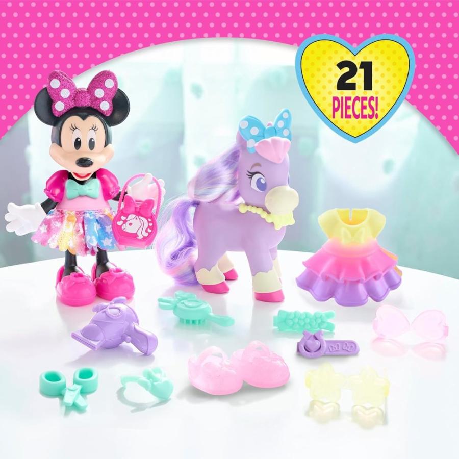 ディズニー ミニーマウス ミニー 着せ替え 人形 ポニー 21点 セット