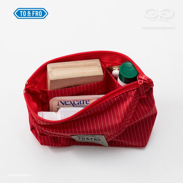 トゥーアンドフロー マルチポーチ(TO＆FRO 化粧ポーチ 機能的 コスメ