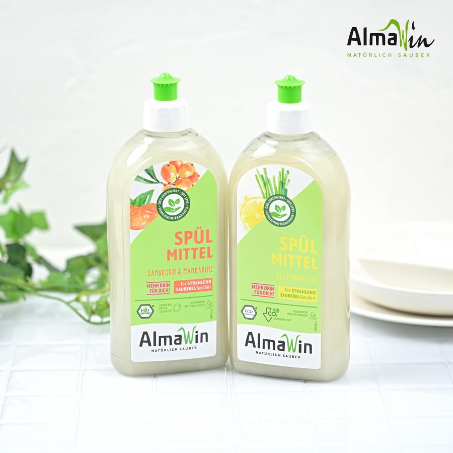 アルマウィン ディッシュソープ 食器用洗剤  サジー＆マンダリン 500ml(AlmaWin 食器洗剤 キッチン用洗剤 台所洗剤 エコ洗剤 4935137806415) | ブランド登録なし | 02