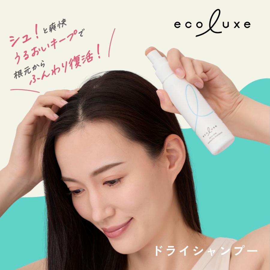 エコリュクス オールインワン アロマ ドライシャンプー 100ml(ecoluxe 水のいらないシャンプー ノンシリコン 防災 アウトドア 4935137805418) | ブランド登録なし | 01