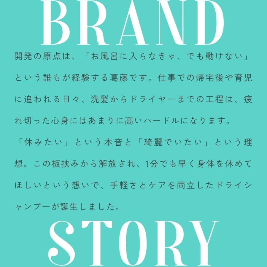 エコリュクス オールインワン アロマ ドライシャンプー 100ml(ecoluxe 水のいらないシャンプー ノンシリコン 防災 アウトドア 4935137805418) | ブランド登録なし | 02