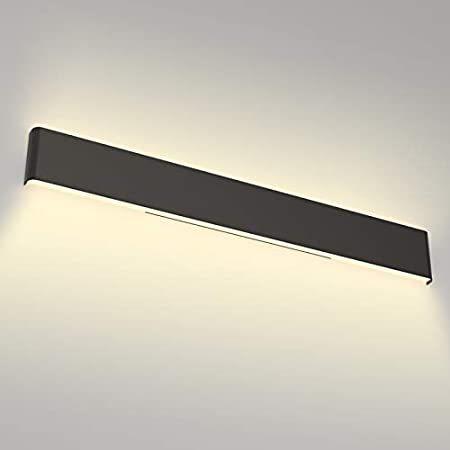 レビュー高評価の商品！ Up Light Vanity Modern Black Matte LED 43.3in/40W 特別価格Aipsun and Moun好評販売中 Wall Down ブラケットライト、壁掛け灯