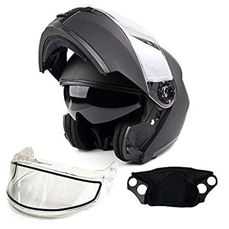 品多く Snowmobile Modular Visor Dual Adult TH158 特別価格Typhoon Helmet Flip好評販売中 Face Full DOT ヘルメット