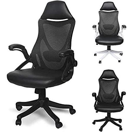 【通販 人気】 Leather Chair Desk 特別価格Ergonomic – Tensi好評販売中 Tilt Swivel Adjustable Computer Office チェア付属品、パーツ