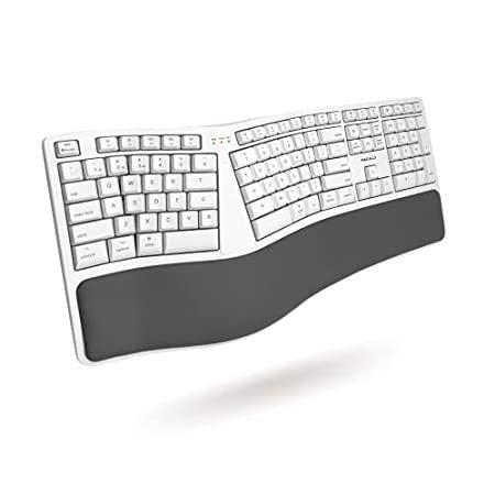 【年間ランキング6年連続受賞】 Wireless 特別価格Macally Ergonomic Compatibl好評販売中 - Comfort for Built - Mac for Keyboard キーボード