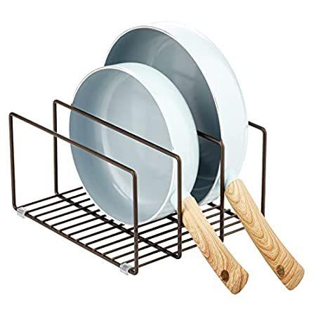 【 新品 】 for Rack Organizer Cookware Wire Metal 特別価格mDesign Kitchen 好評販売中 and Pantry Cabinet, 鍋、フライパンセット
