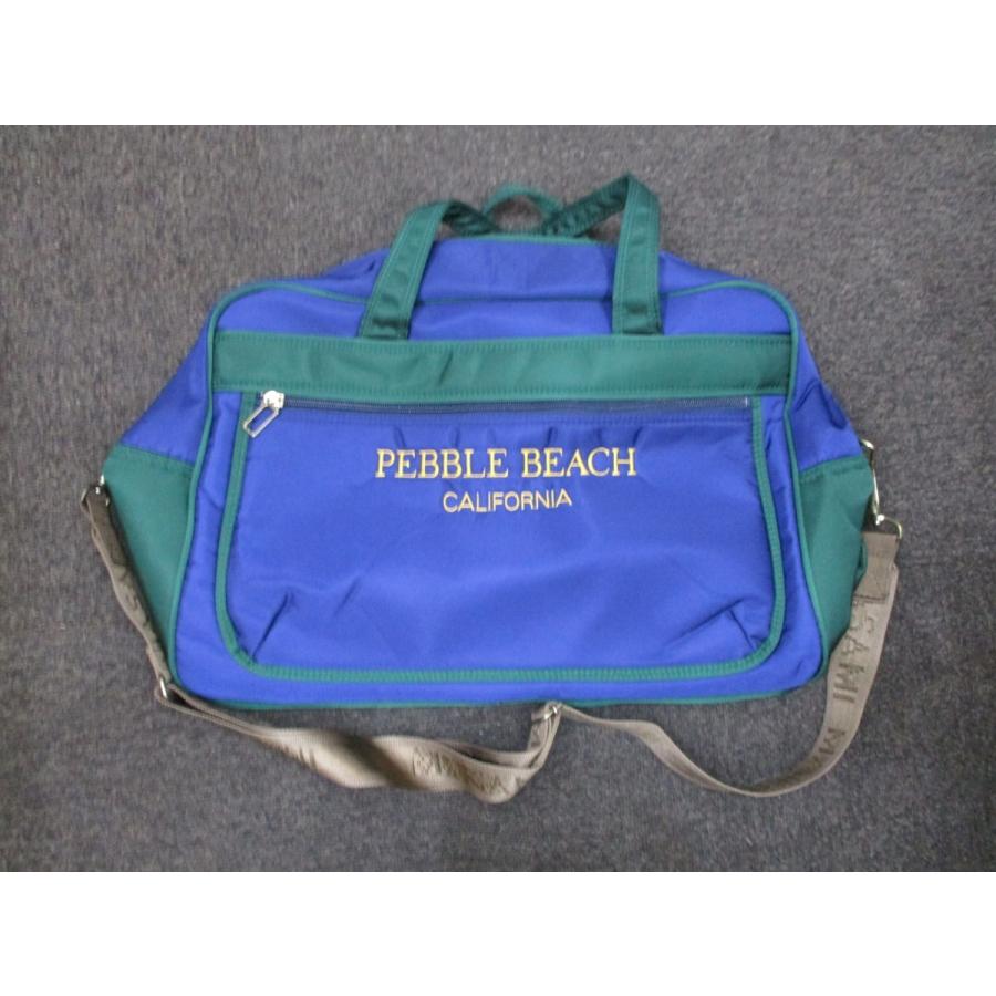 直送商品 美品 PEBBLE BEACH ペブルビーチ ナイロン ショルダー 注文割引 ボストンバッグ