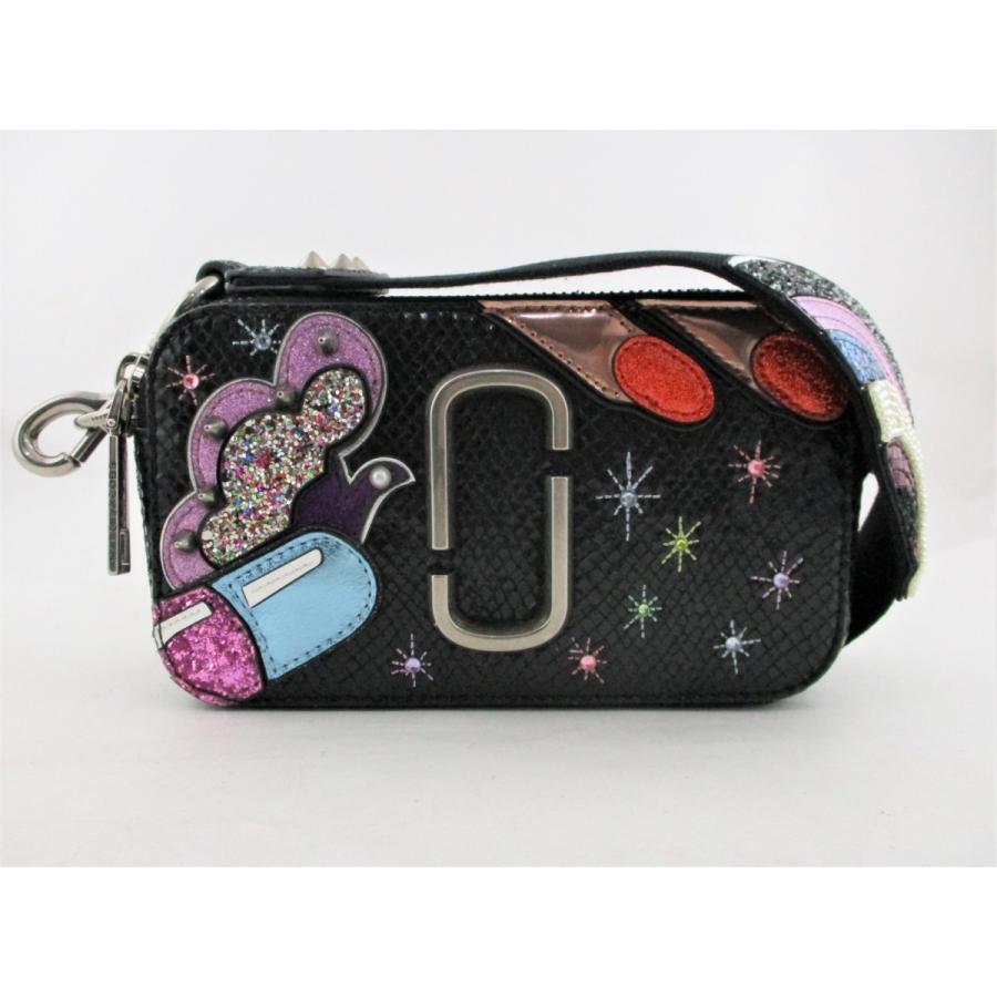 ショルダーバッグ ◇極美品 希少 MARC JACOBS マーク ジェイコブス スナップショット ショルダーバッグ スモールカメラバッグ 刺繍 ビジュー◇ ショルダーバッグ ◇極美品 希少 MARC JACOBS マーク ジェイコブス スナップショット ショルダーバッグ スモールカメラバッグ 刺繍 ビジュー◇