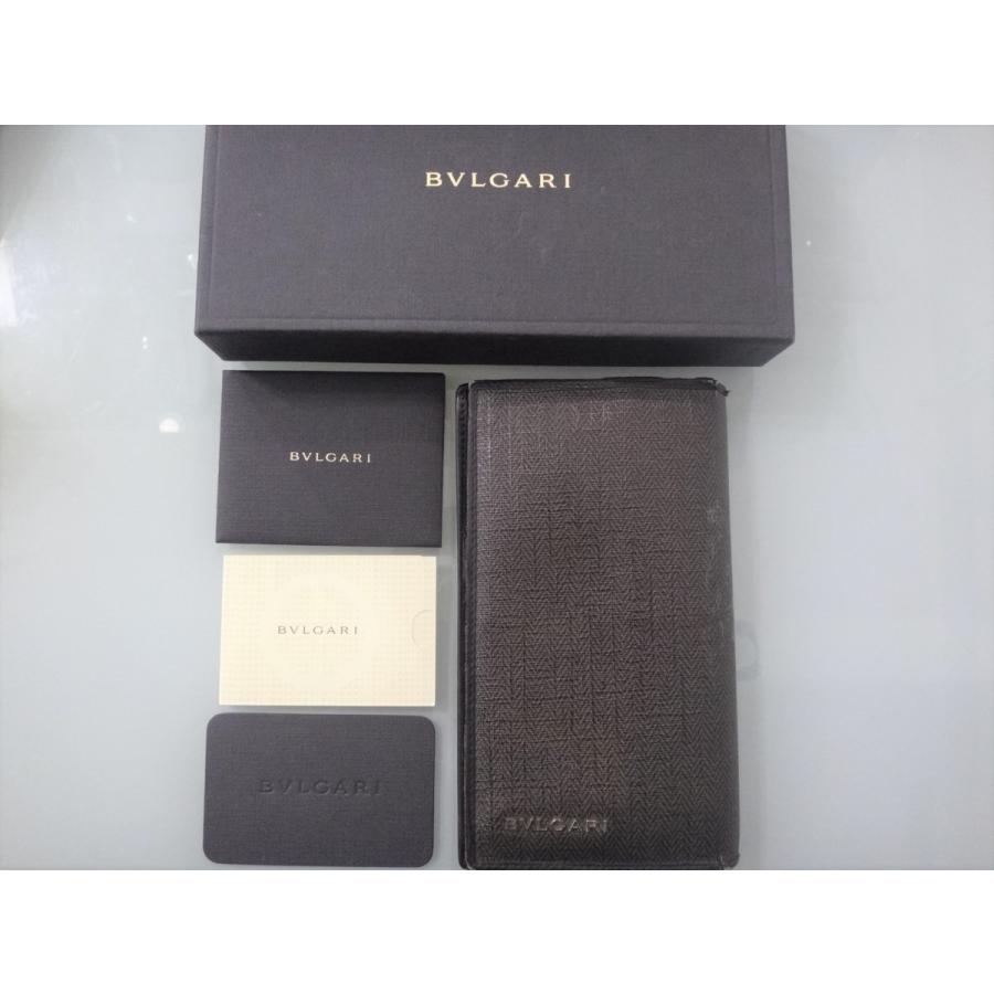 美品 BVLGARI ブルガリ ウィークエンド 二つ折り 長財布 32582-