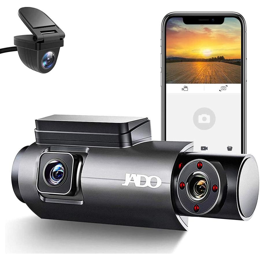 360度ドライブレコーダー前後カメラ 3カメラ Wifi搭載 車内録画 1080pフルhd 車内外後同時記録 夜間テレビ搭載 170度広角 Wdr 常時 録画 回転レンズ Jado D350s D350 S Ecomモール 通販 Yahoo ショッピング
