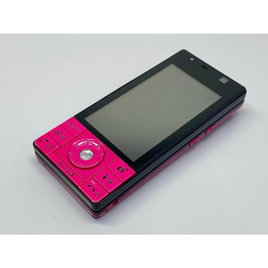 富士通（FUJITSU） docomo F-04C 小悪魔PINK ピンク 白ロム スライド
