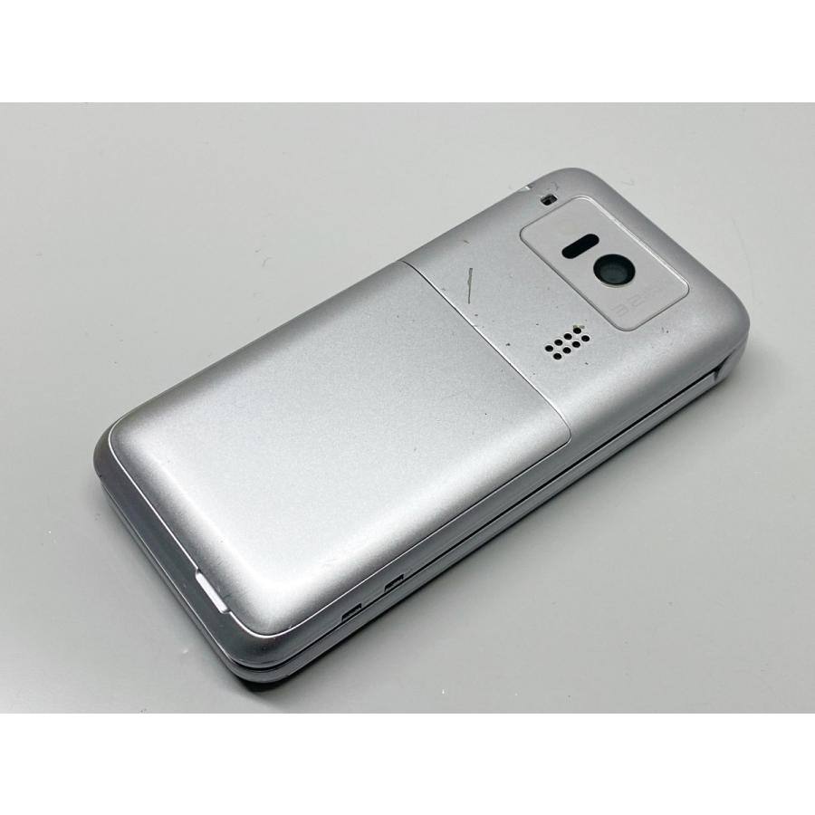 SHARP（シャープ） SoftBank かんたん携帯 843SH シルバー ガラケー 白
