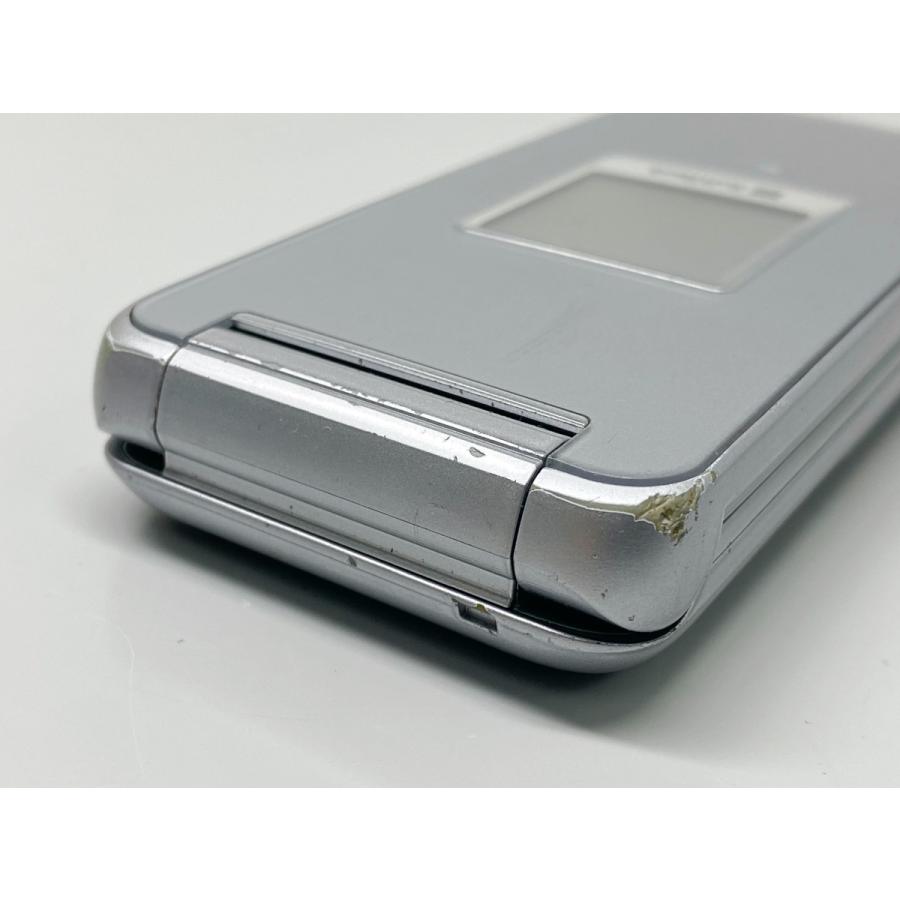 SHARP（シャープ） SoftBank かんたん携帯 843SH シルバー ガラケー 白