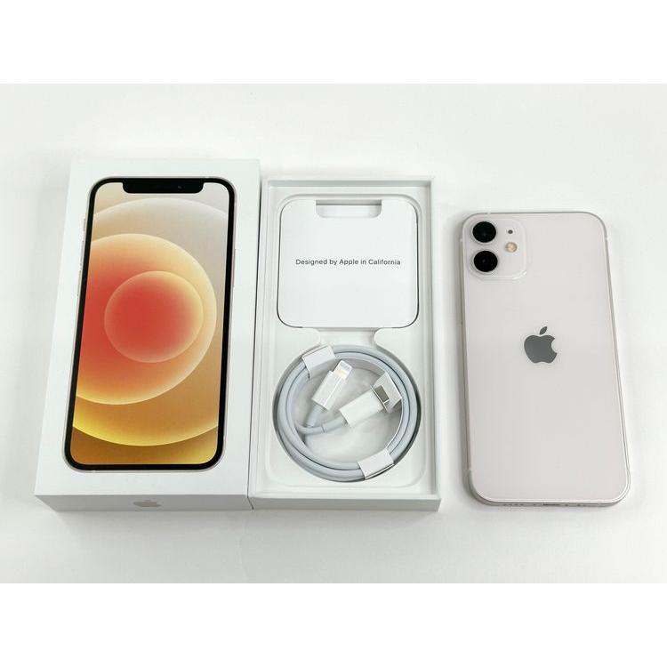 SoftBank iPhone12 mini 128GB ホワイト SIMロック解除済み 