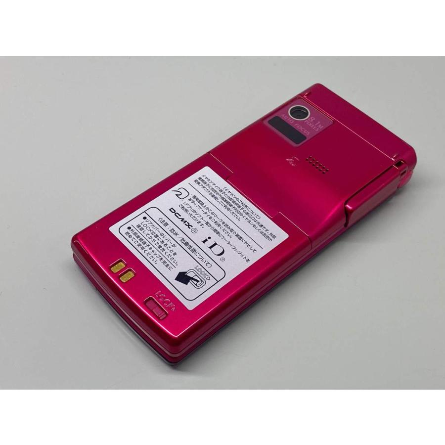富士通（FUJITSU） docomo F-02B ルビーピンク ガラケー 白ロム
