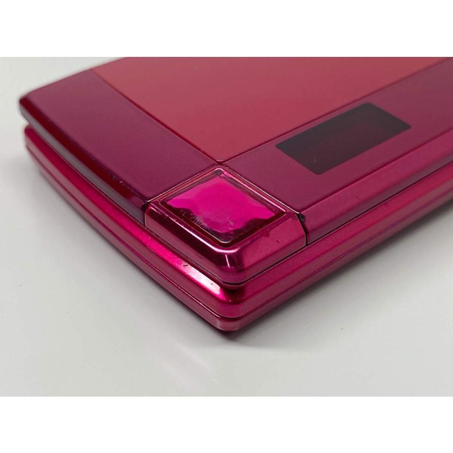 富士通（FUJITSU） docomo F-02B ルビーピンク ガラケー 白ロム