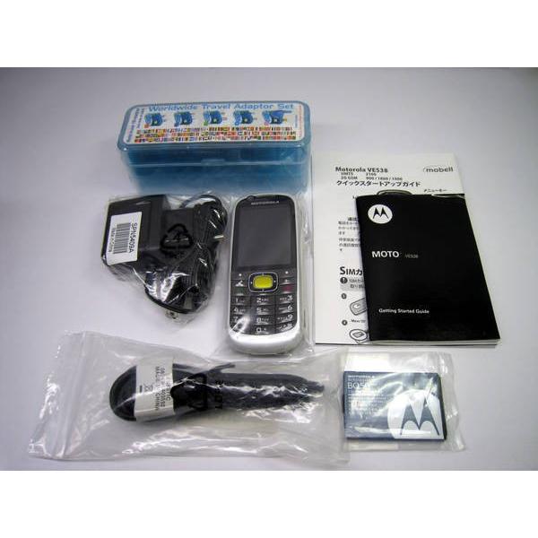 SIMフリー MOTOROLA VE538 ホワイトグリーン GSM海外携帯電話 3G