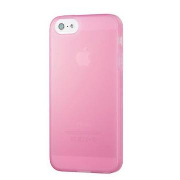 ピンク iPhone用ソフトケース SoftBank SELECTION パステルケース for iPhone 5s/5/SE第一世代