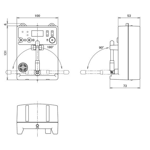 ワイヤレス光軸チェッカー ER-01 赤外線センサー光軸調整用オプション |  | 02