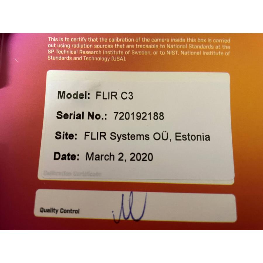 超高性能 携帯型サーモグラフィーカメラ　FLIR(フリアー) コ ンパクトサイズ C3 |  | 04