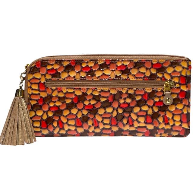 ATAO カラフル 長財布 ATAO カラフルタイル模様 長財布 - メルカリ