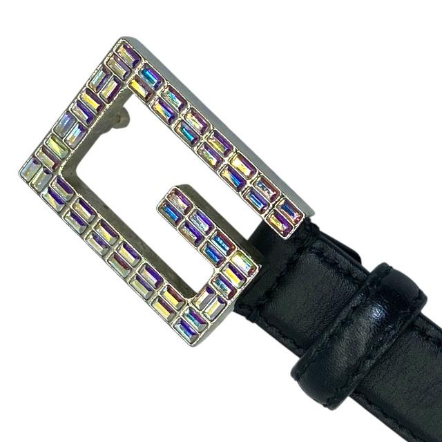 美品　GUCCI レザーベルト スクエアバックル ブラック メンズ 92cm 楽天市場】グッチ GUCCI ベルト メンズ シグネチャー レザー