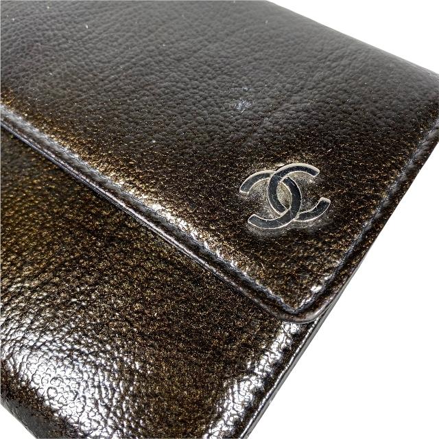 CHANEL シャネル 三つ折り 長財布 財布 ココマーク ロゴ ココマーク 