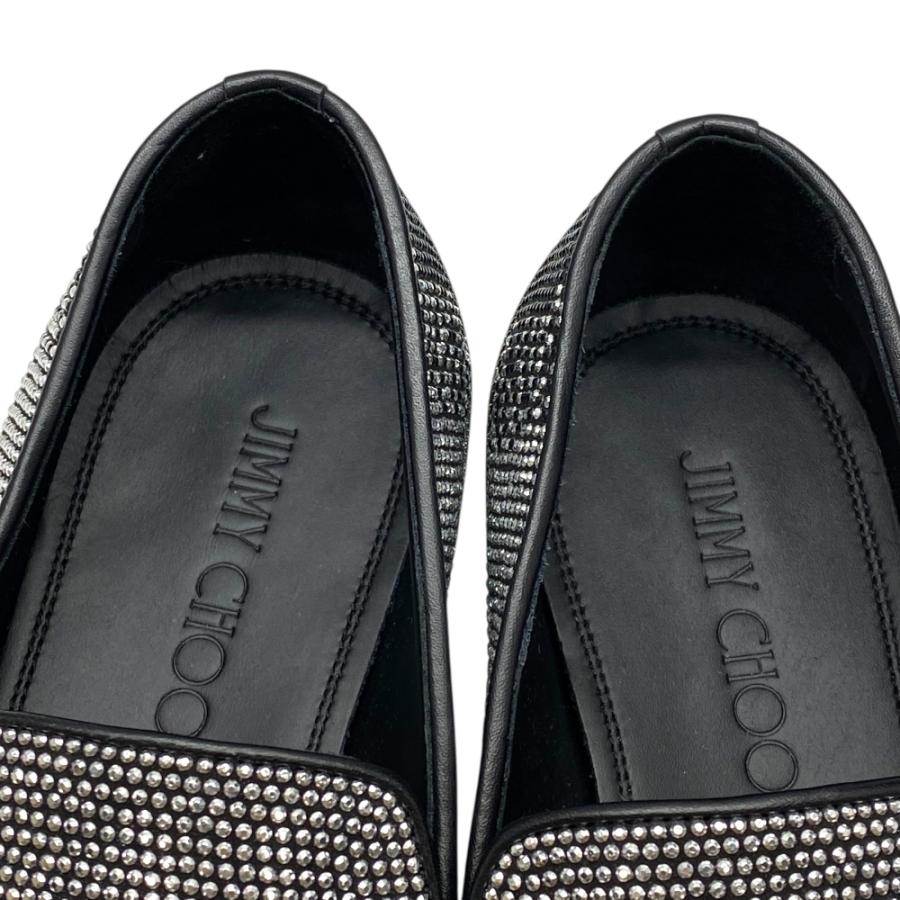 JIMMY CHOO（ジミーチュウ） 未使用 スタッズ スリッポン ローファー