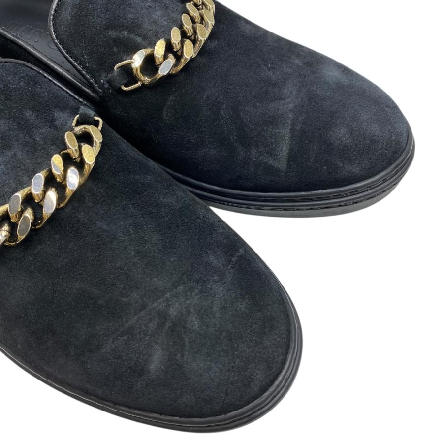 JIMMY CHOO（ジミーチュウ） 未使用 チェーン スリッポン スエード