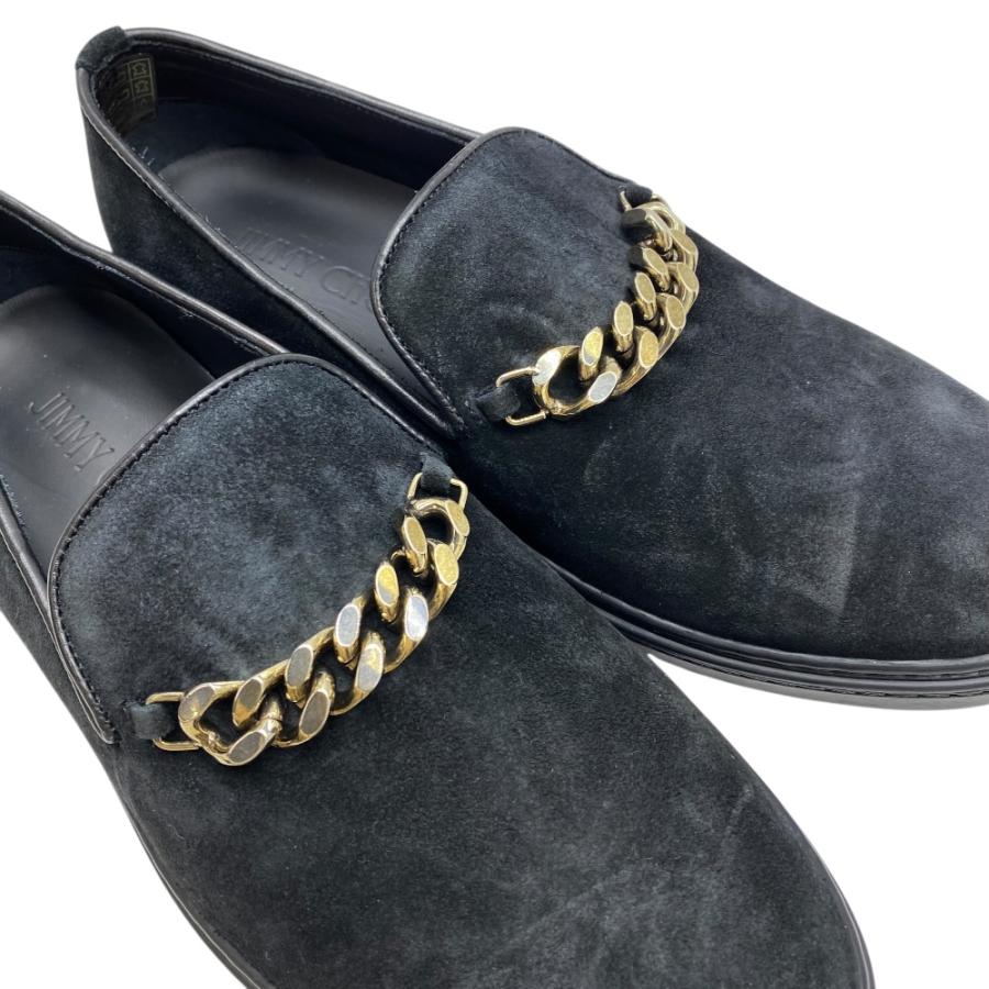 JIMMY CHOO（ジミーチュウ） 未使用 チェーン スリッポン スエード