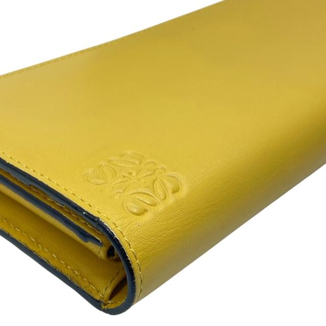 LOEWE イエロー 長財布 LOEWE ロエベ 財布 長財布 ロングウォレット 二つ折り財布 折