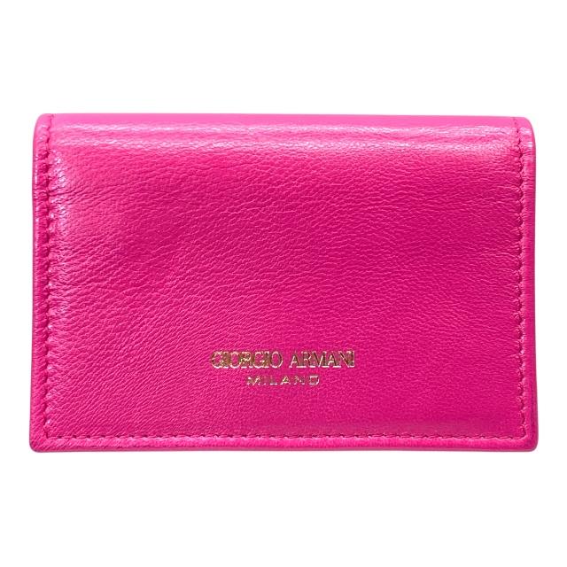 GIORGIO ARMANI 【美品】GIORGIO ジョルジオアルマーニ カードケース