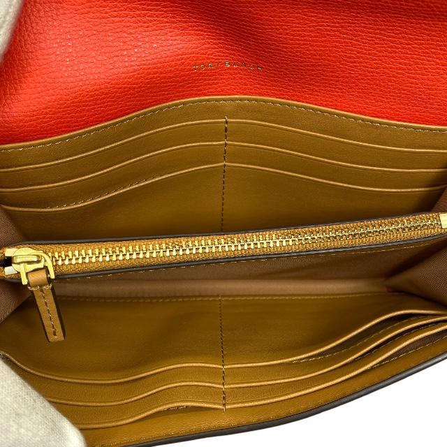【美品】Tory Burch 二つ折り財布 長財布 ロングウォレット レザー TORY BURCH（トリーバーチ） 財布 長財布 ロングウォレット 二つ折り