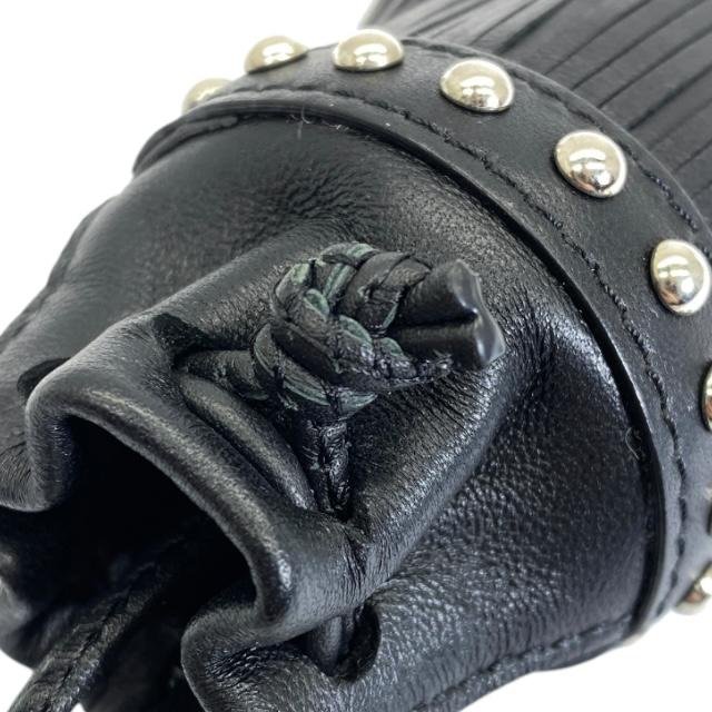 正規品 J&M DAVIDSON グレー レザー キーホルダー J&M DAVIDSON グレー レザー キーホルダー