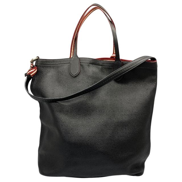 BALLY　2way　肩掛け可　トートバッグ　ビジネス　ブラック　レザー　バリー 送料無料 超美品 バリー BALLY トートバッグ 鞄 肩掛け 手提げ レザー
