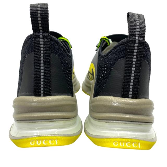 GUCCI ブラックテクニカルニット スニーカー　ランニングシューズ GUCCI 【新品】グッチ 680938 テクニカルニットスニーカー